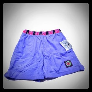 Vintage Ocean Pacific OP Swim Shorts Neon Mens Med